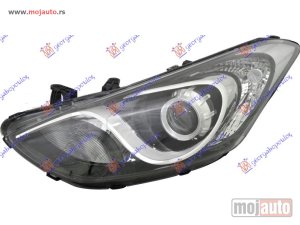 NOVI: delovi  FAR ELEKTRICNI CRNI (SA PROJEKTOROM) SA MIGAVCEM (DEPO) Levo Hyundai i30 5d 14-17 -dostupno