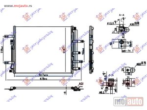 NOVI: delovi  HLADNJAK KLIME ELEKTRICNI (EV) (510x410x16) (NISSENS) Kia niro hybrid 19- -dostupno