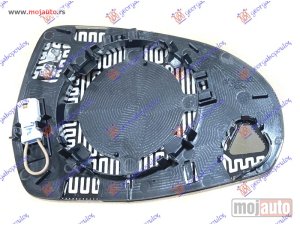 NOVI: delovi  STAKLO RETROVIZORA SA GREJACEM (4 PIN) (ASFERICNO) Levo Mercedes s class (w223) 20- -dostupno