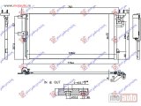 NOVI: delovi  HLADNJAK KLIME 1.5 EcoBoost (728x361x16) Ford focus c-max 10-14 -dostupno
