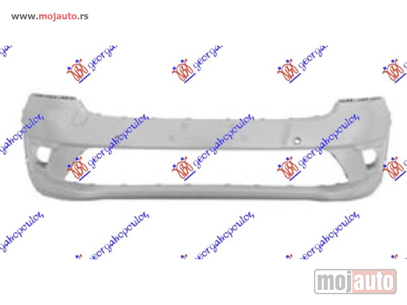 Glavna slika -  PREDNJI BRANIK PM (SA MAGLENKAMA) (6 OTVORA ZA SENZOR) Ford transit/tourneo connect 19-22 -dostupno - MojAuto