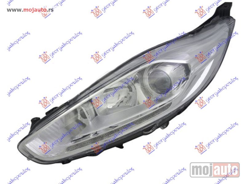Glavna slika -  FAR PROJEKTOR (H1/H7) SA LED DNEVNIM SVETLOM (DEPO) Levo Ford fiesta 13-17 -dostupno - MojAuto