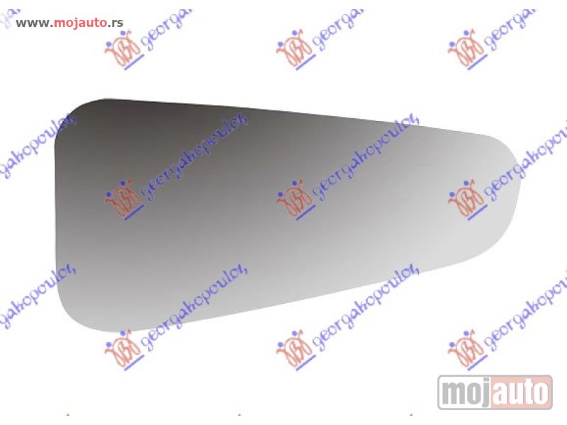 Glavna slika -  STAKLO RETROVIZORA DONJI DEO Desno Ford transit/tourneo custom 18-23 -nedostupno - MojAuto