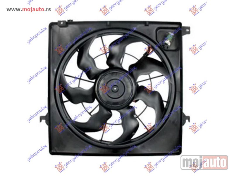 Glavna slika -  VENTILATOR KOMPLET (BENZIN/DIZEL) (460mm) BENZIN) Hyundai santa fe 12-16 -dostupno - MojAuto