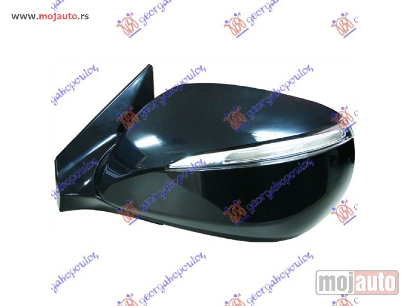 Glavna slika -  RETROVIZOR ELEKTRICNI SA GREJACEM (ELEKTRO-SKLOPIV) (MIGAVAC) Levo Hyundai santa fe 12-16 -dostupno - MojAuto