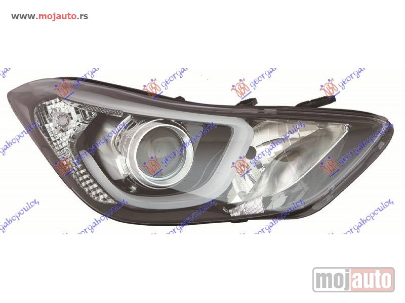 Glavna slika -  FAR XENON SA LED DNEVNIM SVETLOM (DEPO) Desno Hyundai elantra 13-15 -dostupno - MojAuto