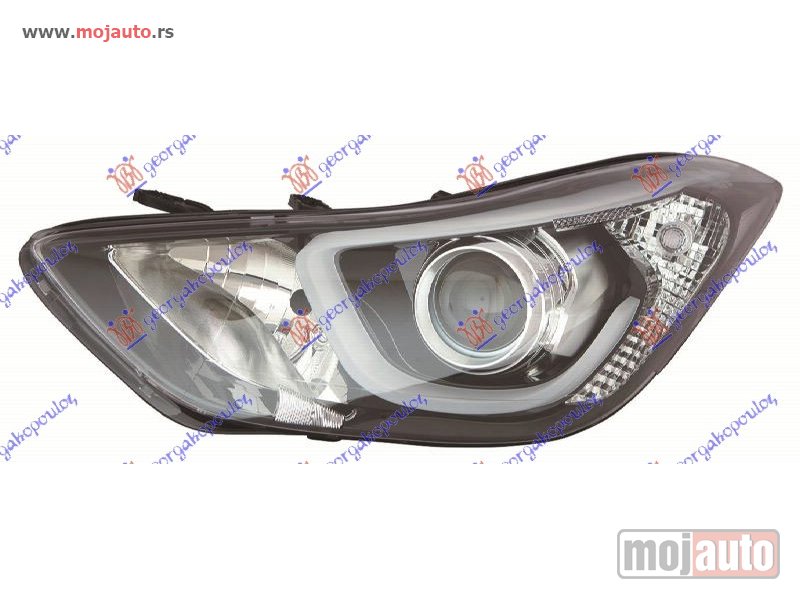 Glavna slika -  FAR XENON SA LED DNEVNIM SVETLOM (DEPO) Levo Hyundai elantra 13-15 -dostupno - MojAuto