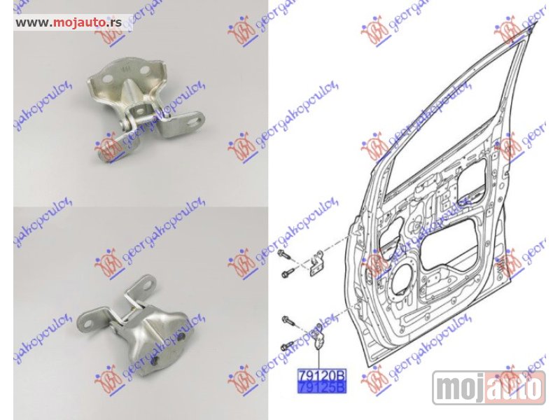 Glavna slika -  SARKA PREDNJIH VRATA DONJA Desno Hyundai h1 18- -dostupno - MojAuto