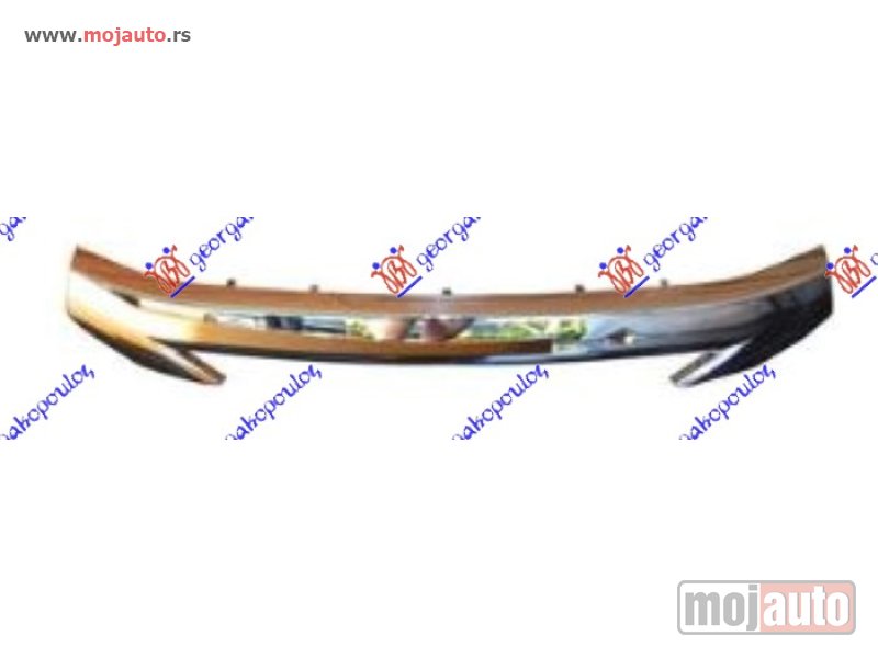 Glavna slika -  LAJSNA PVC MASKE DONJA HROM (GRAVITY) Isuzu p/u d-max 20-24 -dostupno - MojAuto