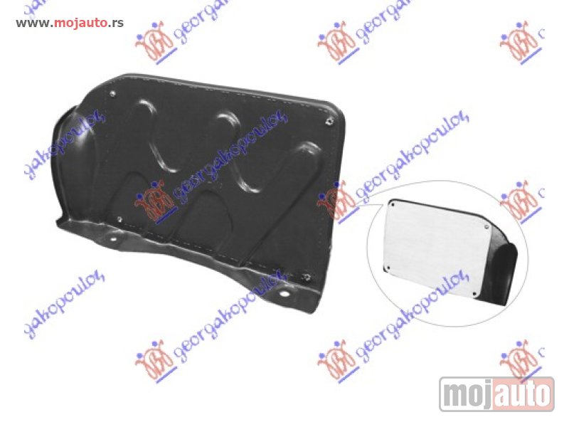 Glavna slika -  ZASTITA MOTORA BOCNA PLASTICNA Desno Kia soul 13-16 -dostupno - MojAuto