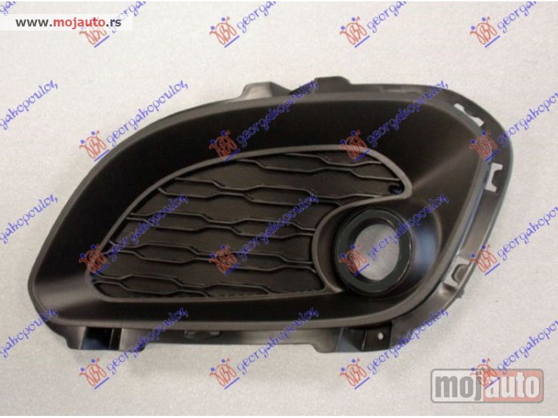 Glavna slika -  RESETKA PREDNJEG BRANIKA (SA MAGLENKOM) Desno Kia rio h/b 11-14 -dostupno - MojAuto