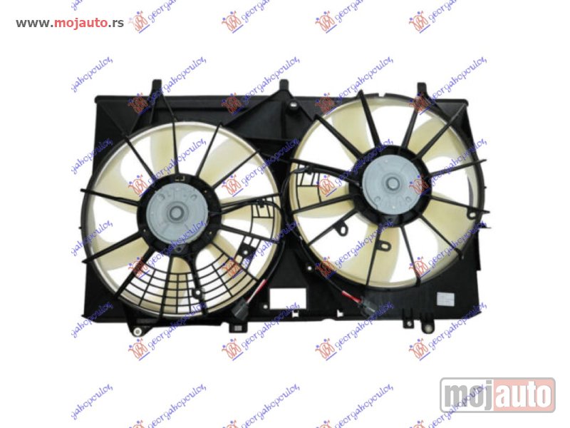 Glavna slika -  VENTILATOR (DUPLI) KOMPLET (3.5 BENZIN HYBRID) (375/375mm) (3+3 PIN) Lexus rx 350/450 12-15 -dostupno - MojAuto