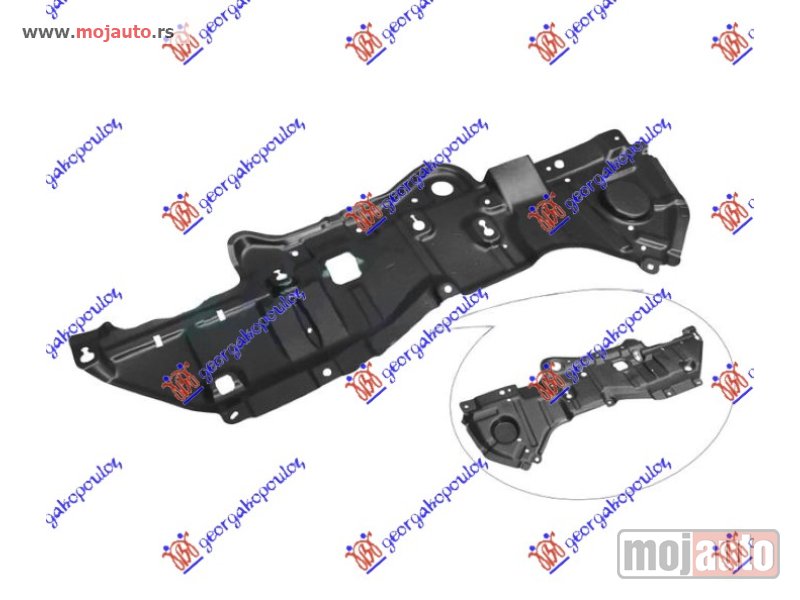 Glavna slika -  ZASTITA MOTORA PLASTICNA Levo Lexus rx 20-23 -dostupno - MojAuto