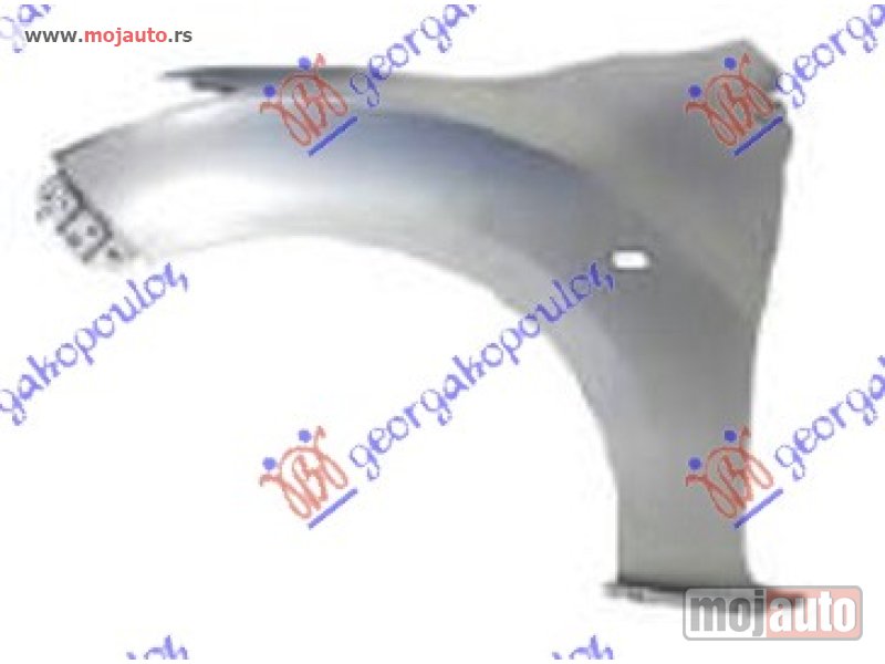 Glavna slika -  BLATOBRAN (SA OTVOROM ZA MIGAVAC) Levo Mazda p/u 2/4wd bt-50 13- -dostupno - MojAuto