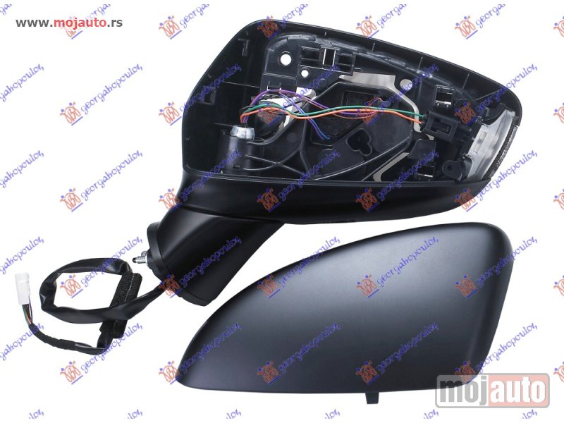 Glavna slika -  RETROVIZOR ELEKTRICNI SA GREJACEM (ELEKTRO-SKLOPIV) (MIGAVAC) (A KVALITET) (ASFERICNO STAKLO) Levo Mazda 6 13-16 -dostupno - MojAuto