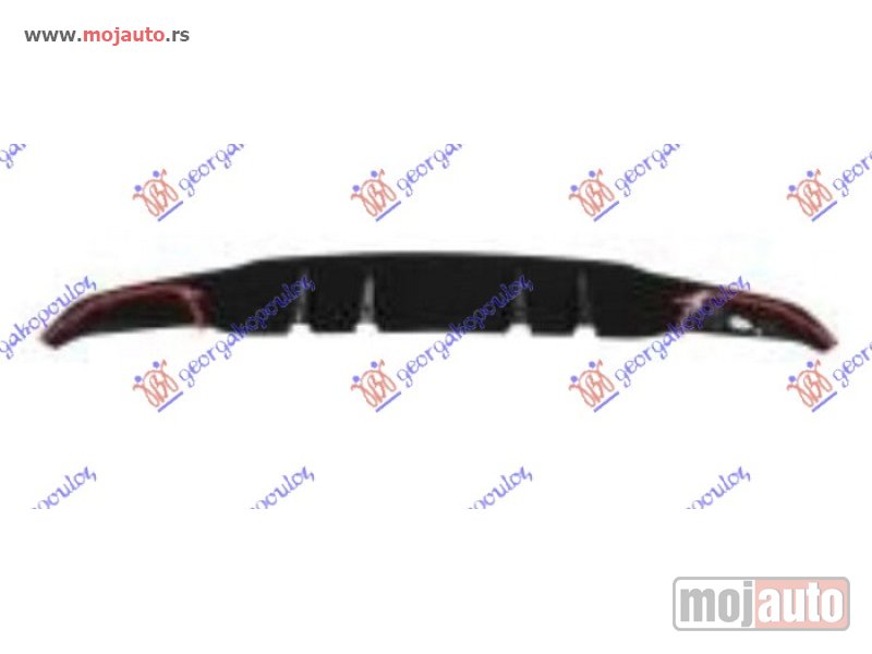 Glavna slika -  SPOJLER ZADNJEG BRANIKA DONJI (DIFUZOR) (AMG/AMG AERODYNAMICS PACKAGE) Mercedes a class (v177) sedan 18- -dostupno - MojAuto