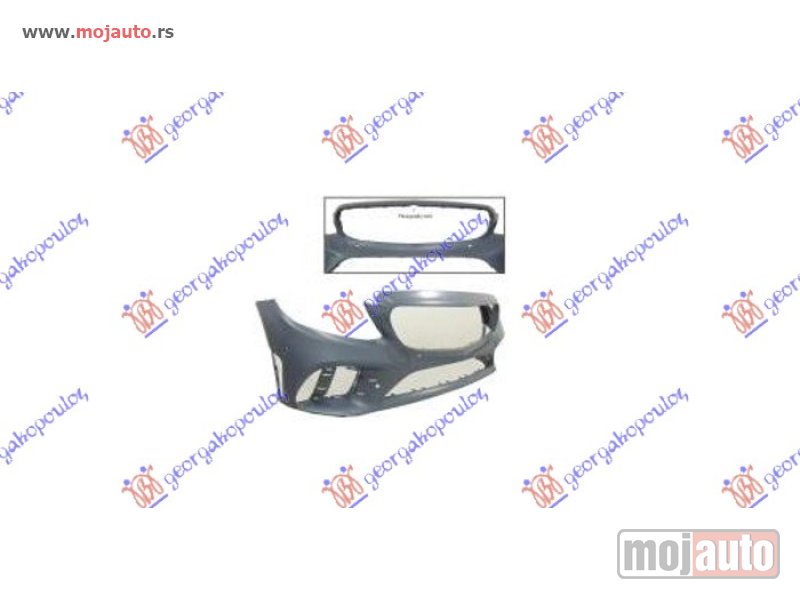 Glavna slika -  PREDNJI BRANIK PM (KAMERA) (PDC SENZORI) (C43 AMG) Mercedes c class (c205/a205) coupe/cabrio 18-21 -dostupno - MojAuto