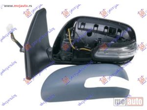 NOVI: delovi  RETROVIZOR ELEKTRICNI SA GREJACEM PM (ELEKTRO-SKLOPIV) 06- (A KVALITET) (ASFERICNO STAKLO) Levo Toyota avensis (t25) 03-08 -dostupno