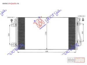 NOVI: delovi  HLADNJAK KLIME DIZEL (692x380) 2001-2003 Opel movano 98-09 -dostupno