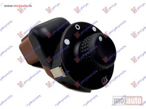 NOVI: delovi  PREKIDAC ZA RETROVIZOR ELEKTRO-SKLOPIV (BRAON KONEKTOR) (10 PIN) Renault laguna 00-07 -dostupno