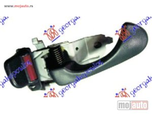 Glavna slika - KVAKA VRATA UNUTRASNJA TAMNA SIVA Levo Mitsubishi p/u l200 02-06 -dostupno - MojAuto