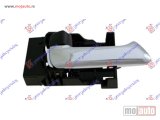 NOVI: delovi  KVAKA PREDNJIH/ZADNJIH VRATA UNUTRASNJA HROM Levo Isuzu p/u d-max 02-07 -dostupno