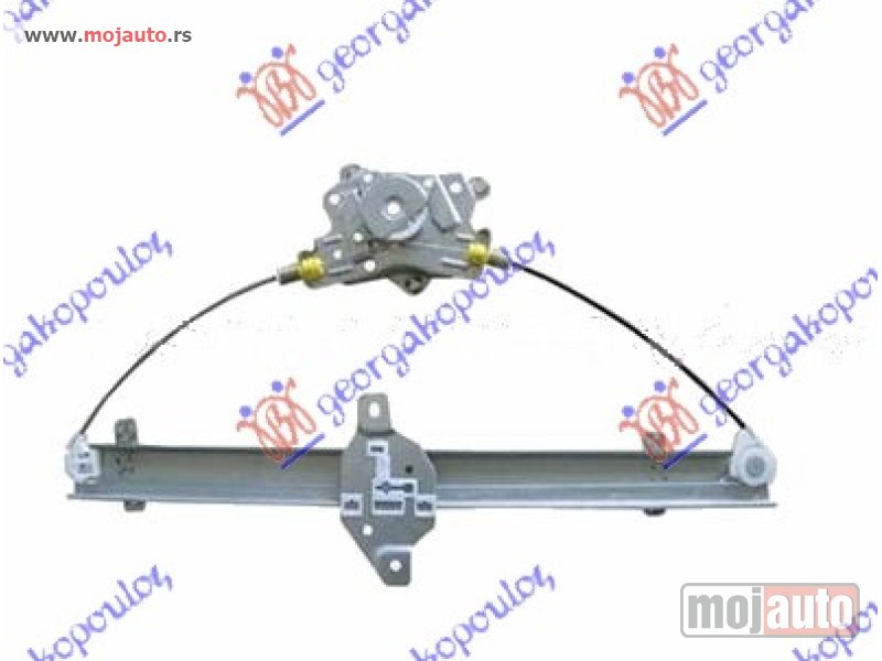 Glavna slika -  PODIZAC PREDNJEG PROZORA ELEKTRICNI (BEZ MOTORA) 5 VRATA Levo Hyundai getz 06-10 -dostupno - MojAuto