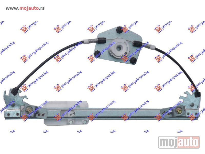 Glavna slika -  PODIZAC ZADNJEG PROZORA ELEKTRICNI (BEZ MOTORA) Levo Nissan p/u (d40) navara 2wd-4wd 05-10 -dostupno - MojAuto