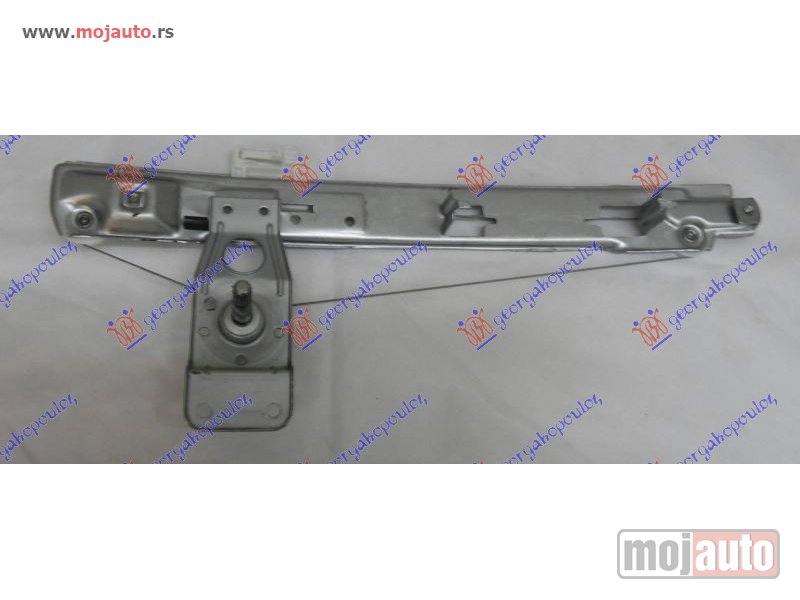 Glavna slika -  PODIZAC ZADNJEG PROZORA MEHANICKI 4/5 VRATA (A KVALITET) Desno Renault megane sdn-h/b-l/b 02-05 -dostupno - MojAuto