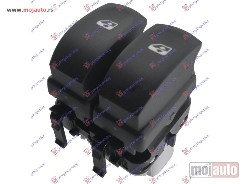 Glavna slika -  PREKIDAC U PREDNJIM VRATIMA (2 TASTERA) (SIVI KONEKTOR) (10 PIN) Levo Renault clio 09-13 -dostupno - MojAuto