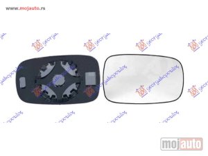 NOVI: delovi  STAKLO RETROVIZORA (ASFERICNO) Levo Renault megane sdn-h/b-l/b 02-05 -dostupno