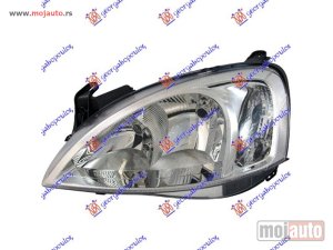 NOVI: delovi  FAR ELEKTRICNI 2004- (H7/H1) (VALEO TIP) (TYC) Levo Opel combo 00-12 -dostupno