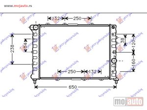 Glavna slika - HLADNJAK MOTORA 1.9 JTD 2.4 JTD (58x39.5x24) Alfa romeo 156 03-05 -dostupno - MojAuto