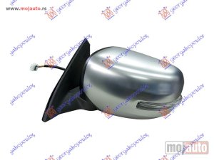 NOVI: delovi  RETROVIZOR ELEKTRICNI HROM (ELEKTRO-SKLOPIV) (MIGAVAC LED) Levo Mitsubishi p/u l200 06-10 -dostupno