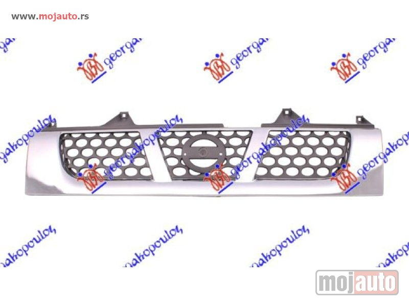Glavna slika -  PVC MASKA HROM Nissan p/u (d22) navara 2wd-4wd 01-10 -dostupno - MojAuto