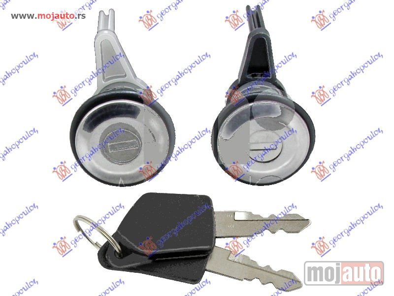 Glavna slika -  CILINDAR BRAVE PREDNJIH VRATA (SA KLJUCEM) (SET) Peugeot 206 98-09 -dostupno - MojAuto