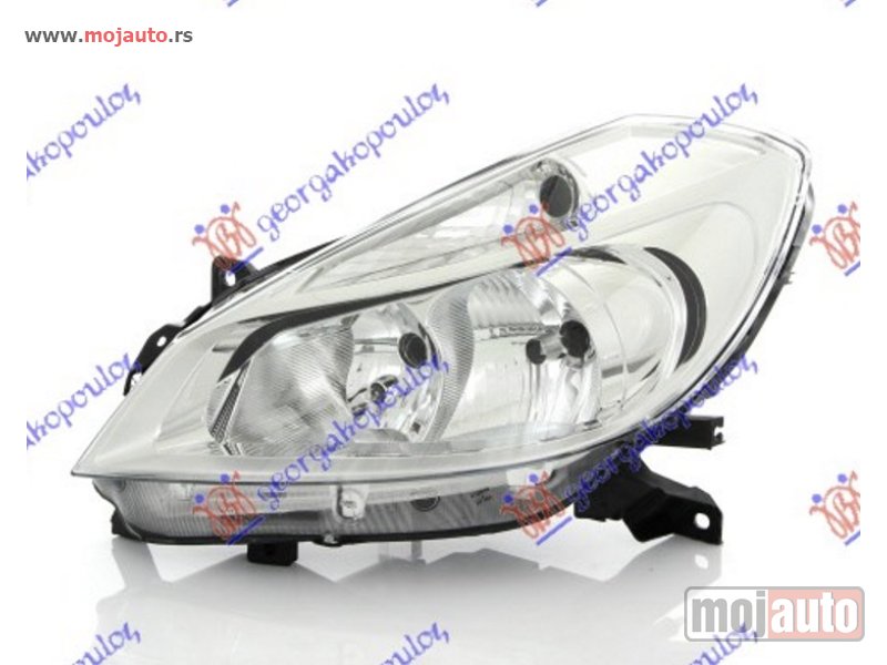 Glavna slika -  FAR BEZ MAGLENKE HROM (H7/H7) (DEPO) Levo Renault clio 06-09 -dostupno - MojAuto