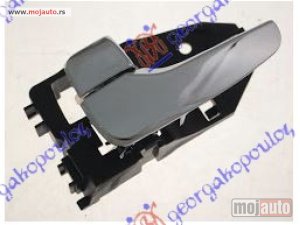 NOVI: delovi  KVAKA PREDNJIH/ZADNJIH VRATA UNUTRASNJA HROM Levo Mitsubishi lancer 04-08 -dostupno
