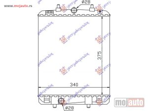 Glavna slika - HLADNJAK MOTORA 1.4 HDi (37.4x32.6x16) Citroen c1 06-12 -dostupno - MojAuto