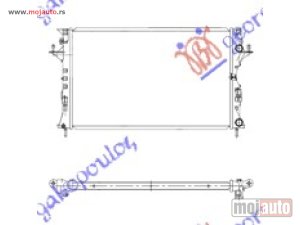 NOVI: delovi  HLADNJAK MOTORA 2.0i 16V TURBO/1.9/2.2 DCi (69x42) -07 Renault laguna 00-07 -dostupno