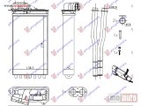 NOVI: delovi  GREJAC KABINE (+AC) (235x140x42) Citroen c1 06-12 -dostupno