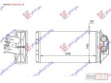 NOVI: delovi  GREJAC KABINE (248x140) DIZEL (TIP MARELLI) Peugeot 307 01-05 -dostupno
