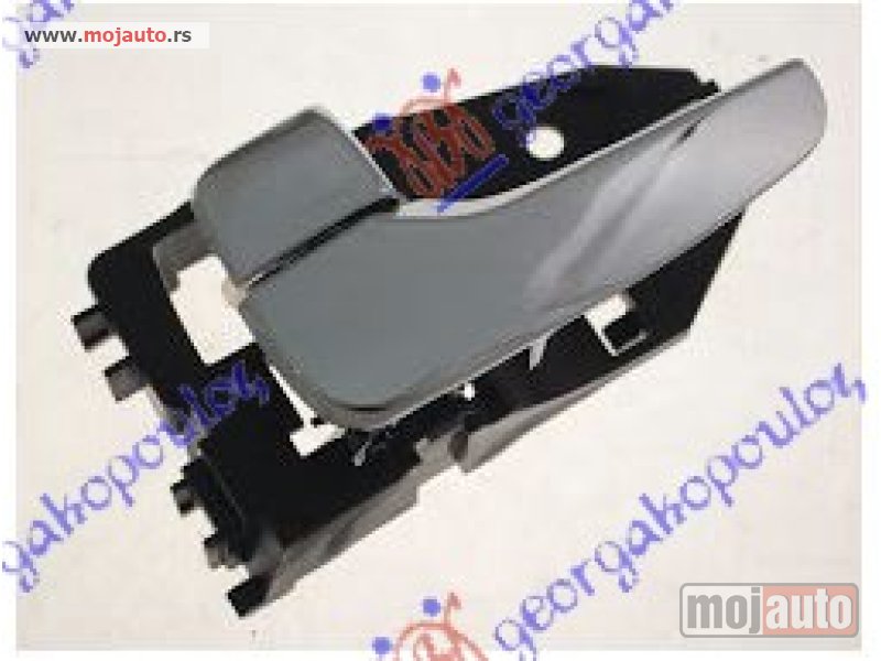 Glavna slika -  KVAKA PREDNJIH/ZADNJIH VRATA UNUTRASNJA HROM Levo Mitsubishi lancer 04-08 -dostupno - MojAuto