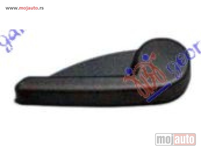 Glavna slika -  KVAKA GEPEK VRATA UNUTRASNJA CRNA Desno Fiat doblo 05-09 -dostupno - MojAuto