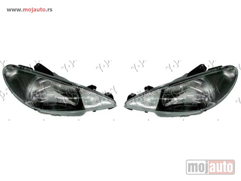 Glavna slika -  FAR TUNING SET Peugeot 206 98-09 -dostupno - MojAuto