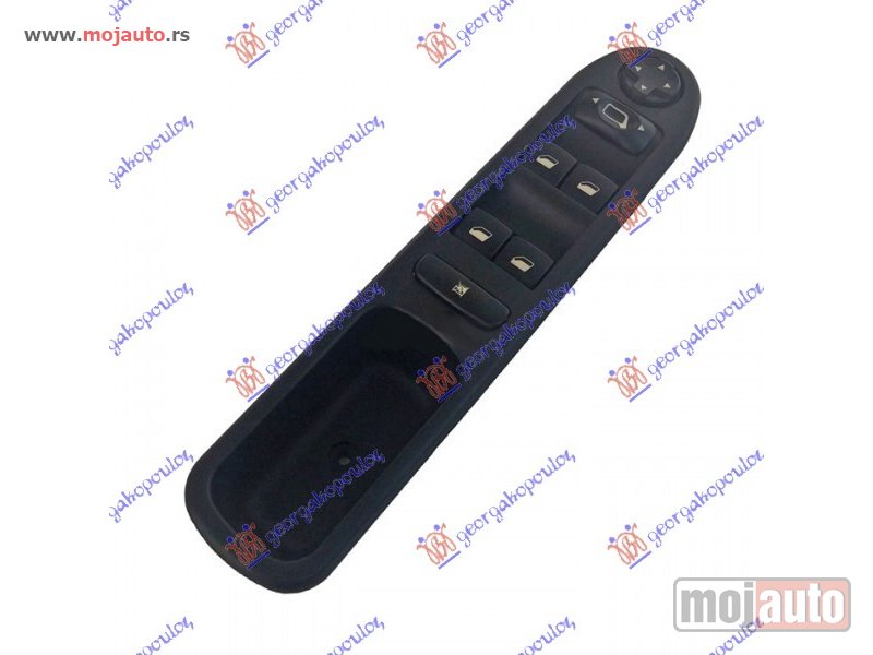 Glavna slika -  PREKIDAC U PREDNJIM VRATIMA (4 TASTERA) (17 PIN) Levo Peugeot 207 06-14 -dostupno - MojAuto