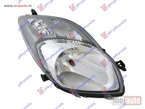 NOVI: delovi  FAR (SA MOTOROM) CRNI 2009- (DEPO) Desno Toyota yaris 05-11 -nedostupno