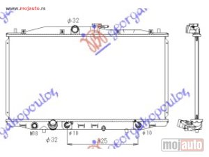 NOVI: delovi  HLADNJAK MOTORA 2.0i 16V (AUTO) (+/-AC) (37.5x71.3) Honda accord 03-08 -dostupno