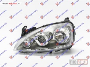 NOVI: delovi  FAR ELEKTRICNI 2004- (TRI SIJALICE) (TYC) Levo Opel corsa c 00-06 -dostupno