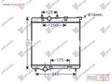 NOVI: delovi  HLADNJAK MOTORA 1.4/1.6 VTi (38x41.5x18) Peugeot 207 06-14 -dostupno